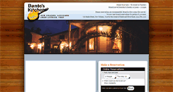 Desktop Screenshot of danteskitchen.com